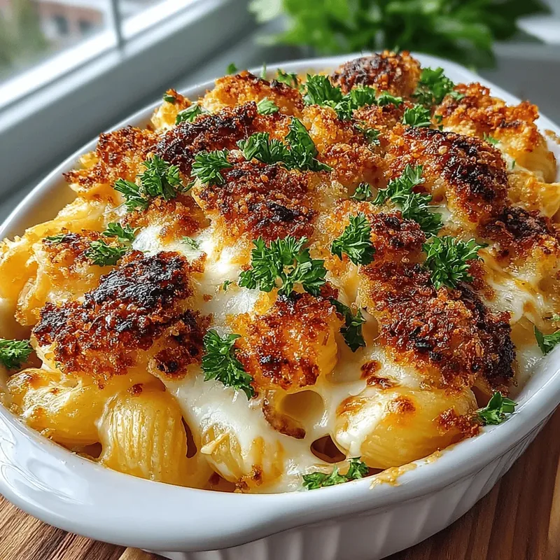 Cheesy Bliss Baked Mac & Crunch Recipe