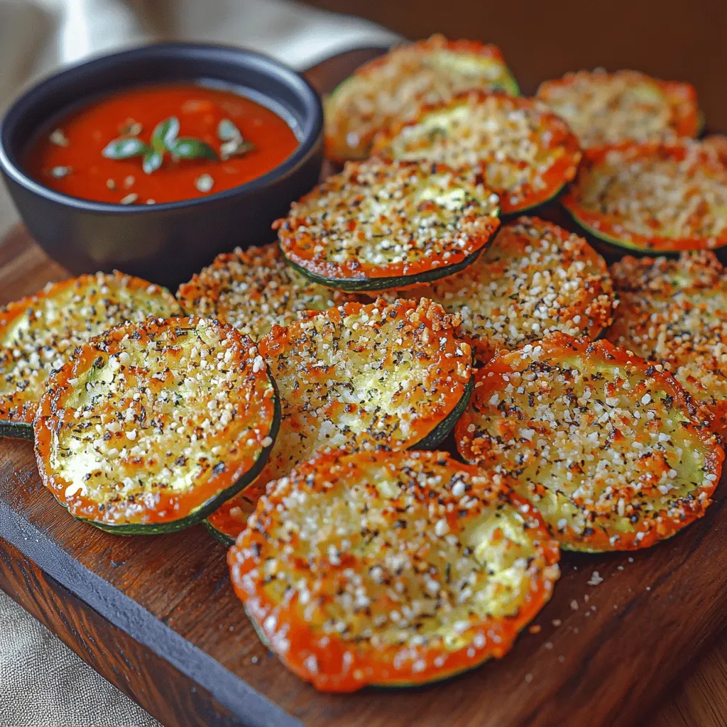 Crunchy Zucchini Parmesan Crisps Recipe