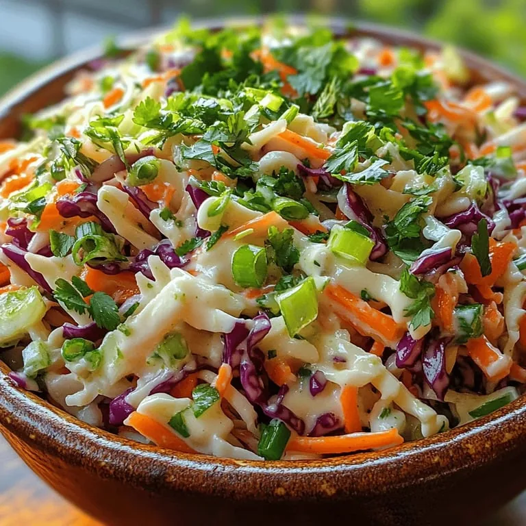Vibrant Cilantro Lime Coleslaw