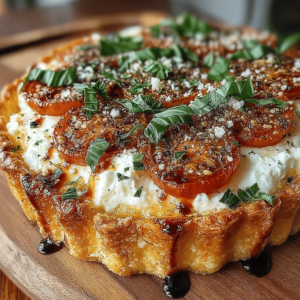 Savory Tomato Basil Tart Delight: A Culinary Journey