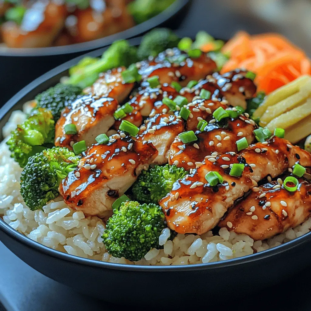 Teriyaki Delight Chicken Rice Bowls: A Flavorful Journey