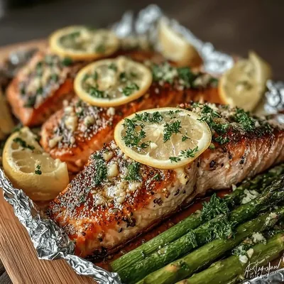 Garlic Butter Salmon Foil Packs: A Flavorful and Easy Dinner Option
