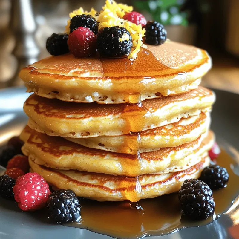Zesty Fluffy Lemon Ricotta Pancakes: The Ultimate Breakfast Delight