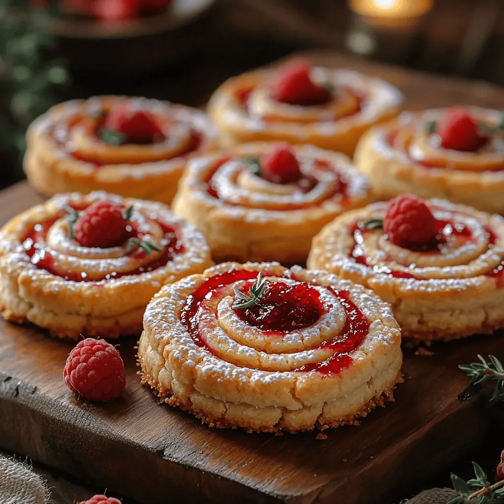 Elegant Raspberry Shortbread Swirls Recipe