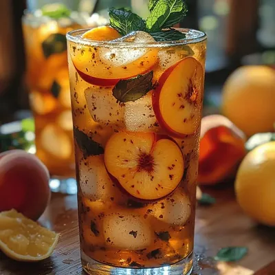 Peachy Green Breeze: A Refreshing Summer Delight