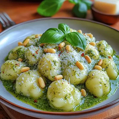 Creamy Basil Pesto Gnocchi Delights: A Culinary Journey