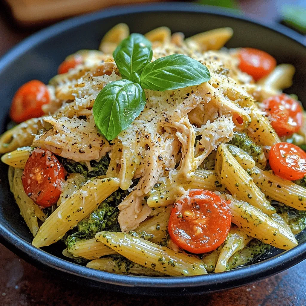 Creamy Pesto Chicken Penne: A Culinary Delight