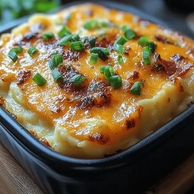 Cheddar Bacon Bliss Mashed Potato Casserole: Completing the Recipe