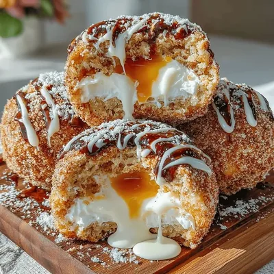 Frozen Yogurt Churro Cookie Bombs Recipe