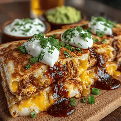 BBQ Chicken Quesadillas Delight