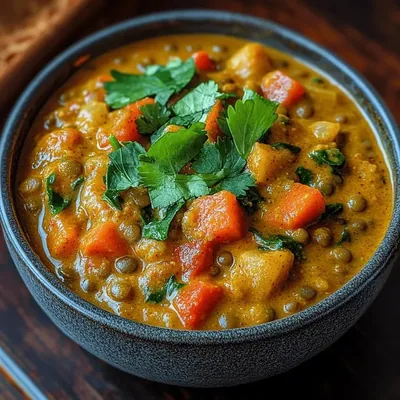Tropical Delight Coconut Curry Lentil Stew: A Flavorful Adventure