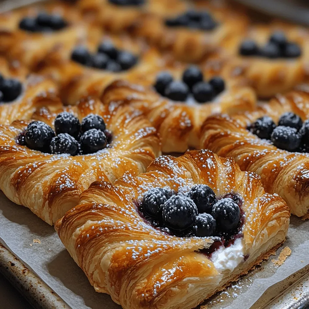 Indulge in Blueberry Bliss: A Cream Cheese Danish Recipe to Delight Your Taste Buds