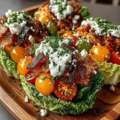 Crunchy Mini BLT Salad Cups Recipe