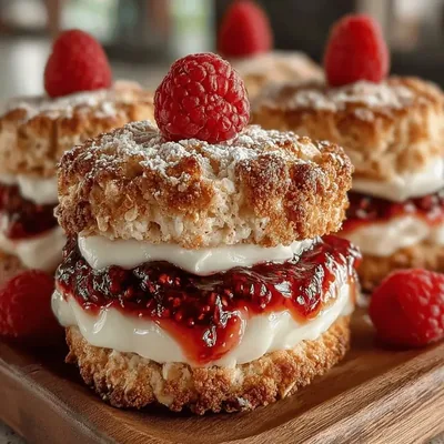 Frozen Raspberry Oat Sandwiches