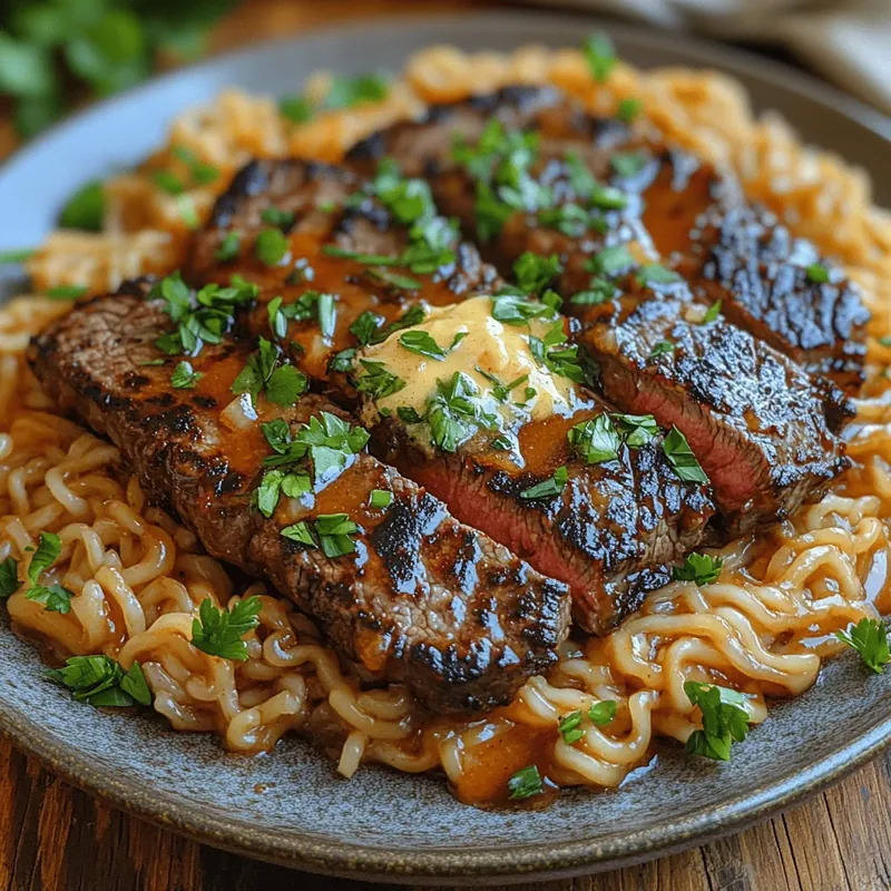 Garlic Butter Steak Lightning Noodles: A Flavorful Fusion Recipe