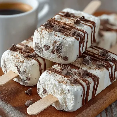 Frozen Greek Yogurt Cappuccino Pops: A Delightful Treat