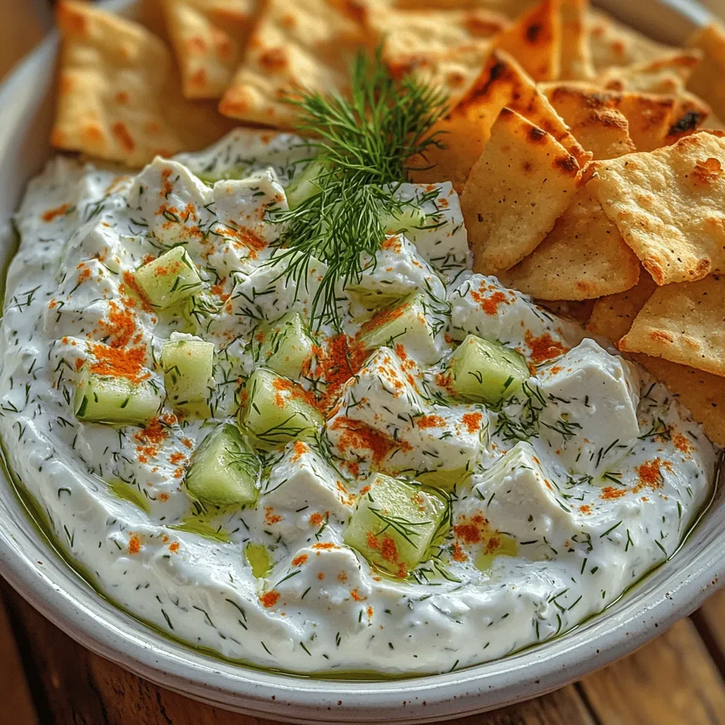 Creamy Feta & Cucumber Dip: A Refreshing Mediterranean Delight