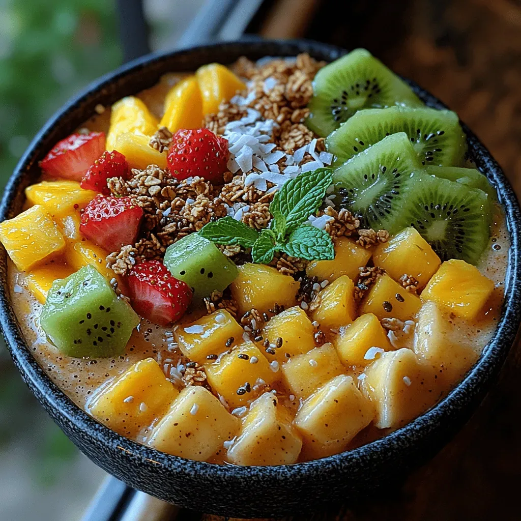 Tropical Paradise Smoothie Bowl Recipe: Your Guide to a Refreshing Delight