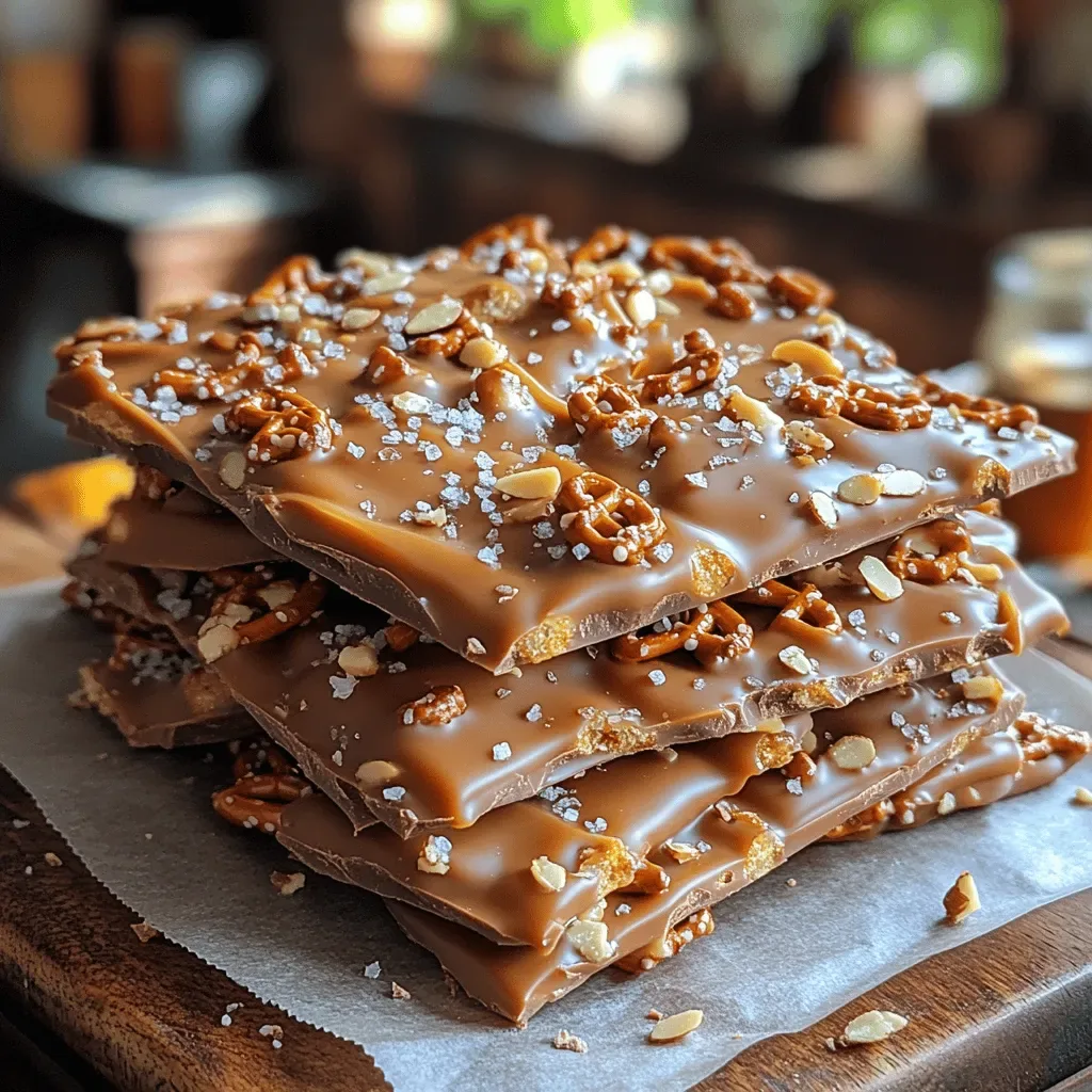 Salty-Sweet Bliss: Salted Caramel Pretzel Bark