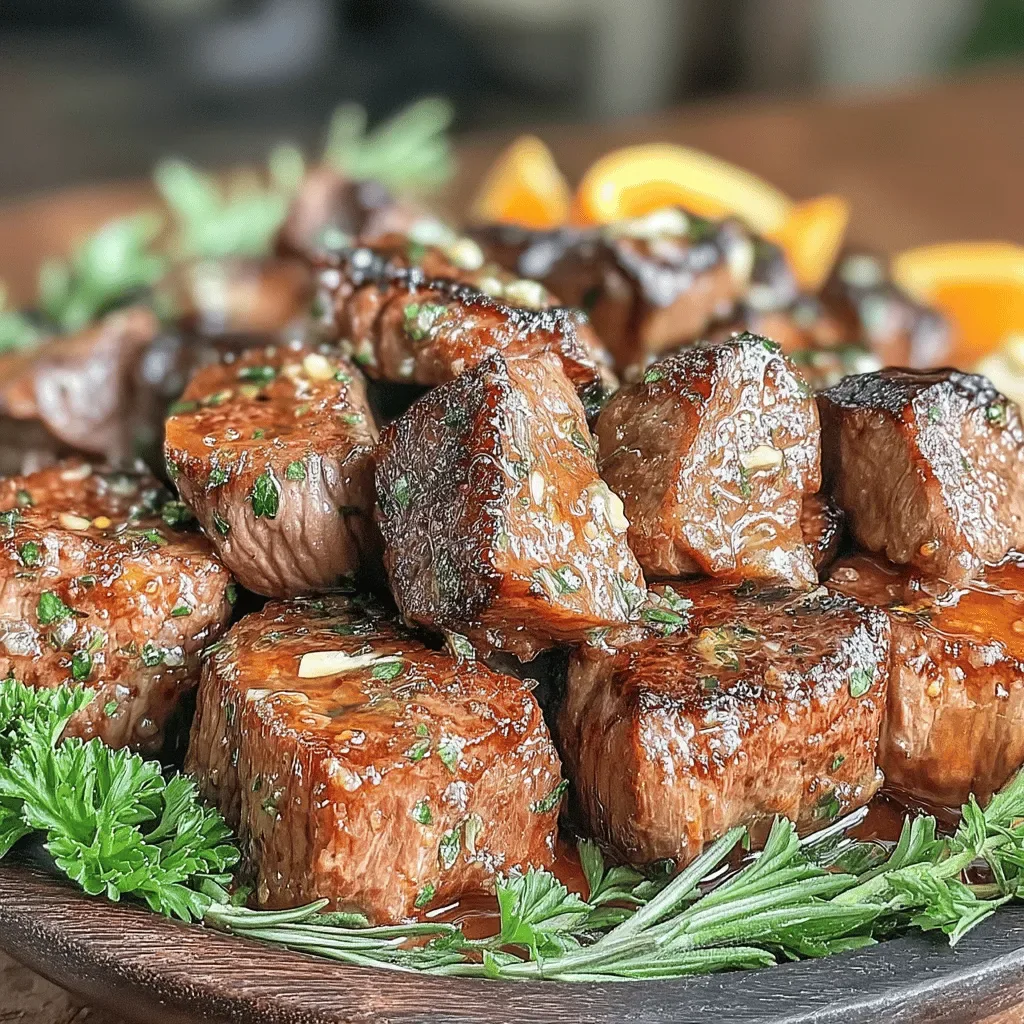 Garlic Butter Steak Bites