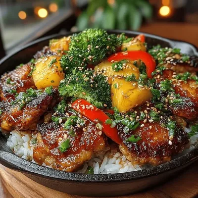 Tropical Teriyaki Chicken & Pineapple Delight