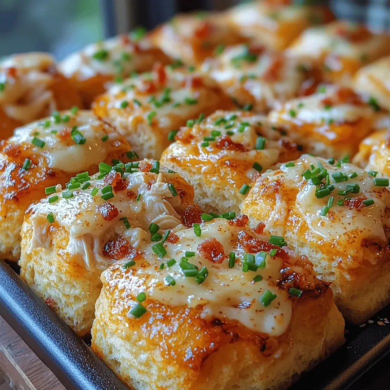 Irresistible Chicken Bacon Ranch Pull Apart Rolls: A Comfort Food Delight