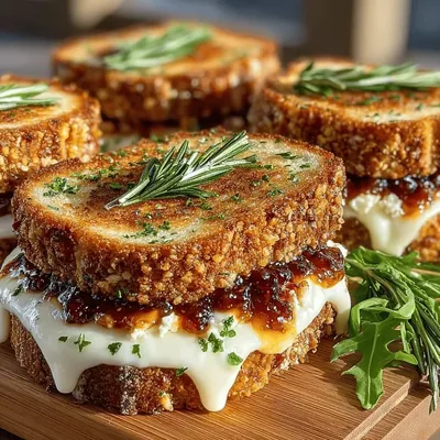 Grilled Fig Jam Sandwich Melt Recipe