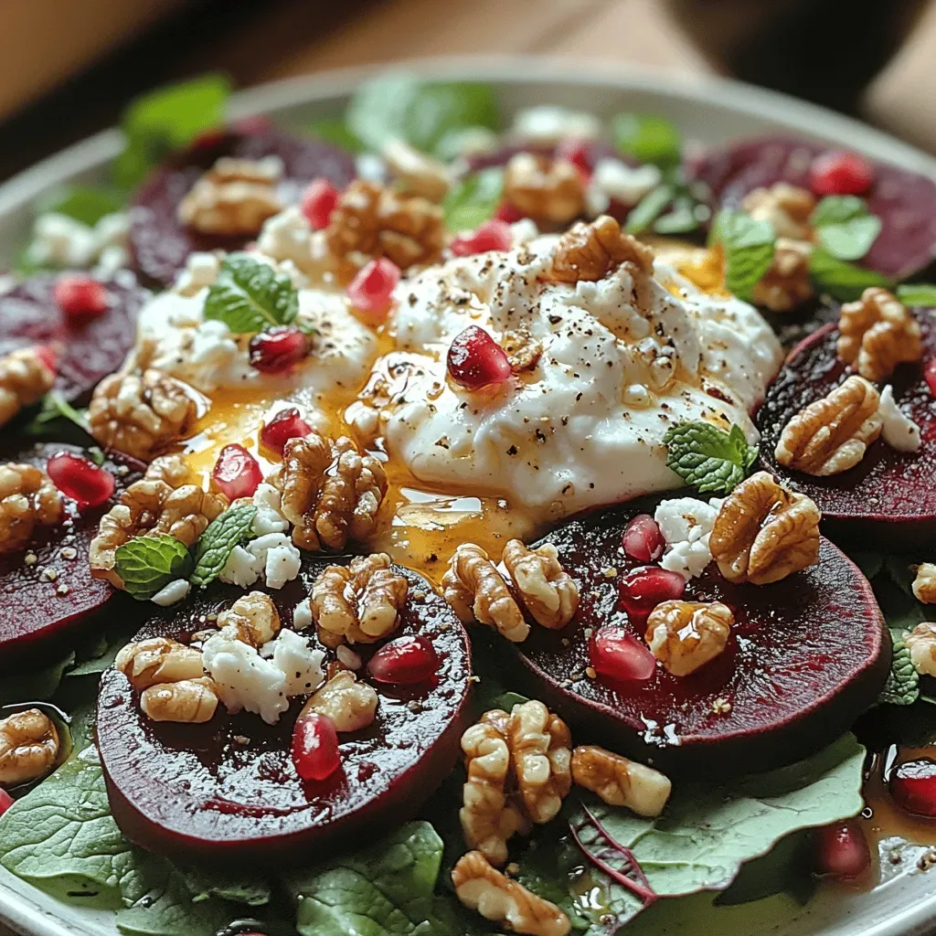 Vibrant Beet and Burrata Bliss: A Salad That Makes a Statement