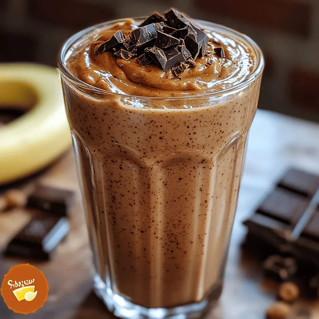 Choco-Nutty Delight Smoothie Recipe