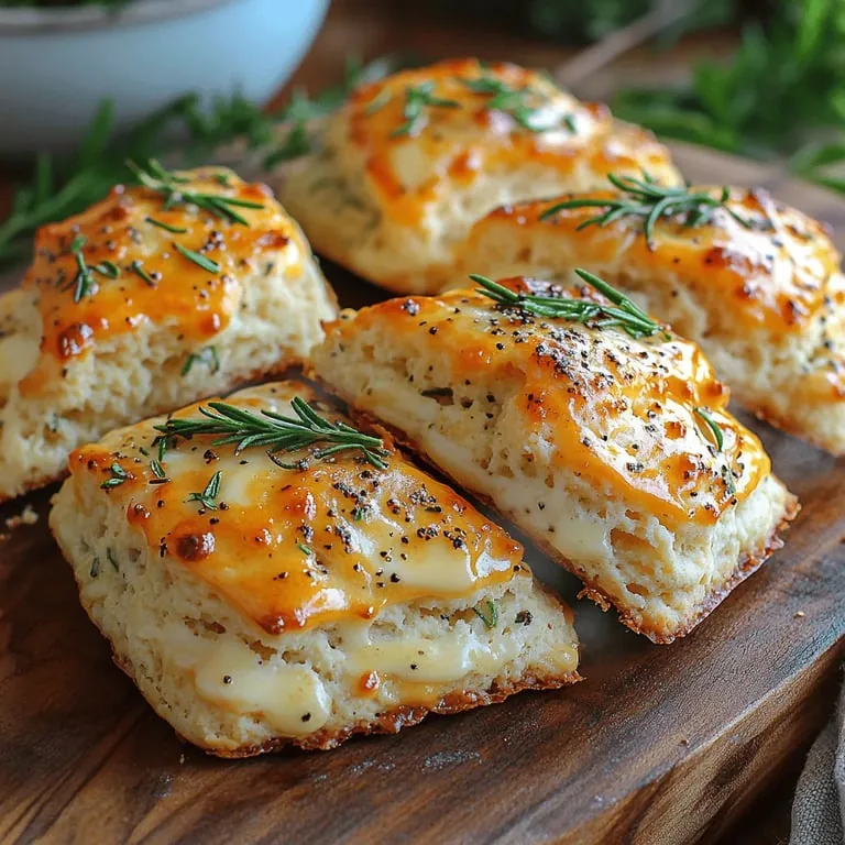 Savory Herb Cheddar Scones Recipe