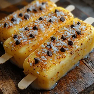 Tropical Bliss Frozen Pineapple Yogurt Pops Recipe