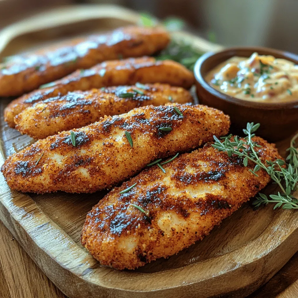 Crispy Cajun Chicken Strips: A Flavorful Delight