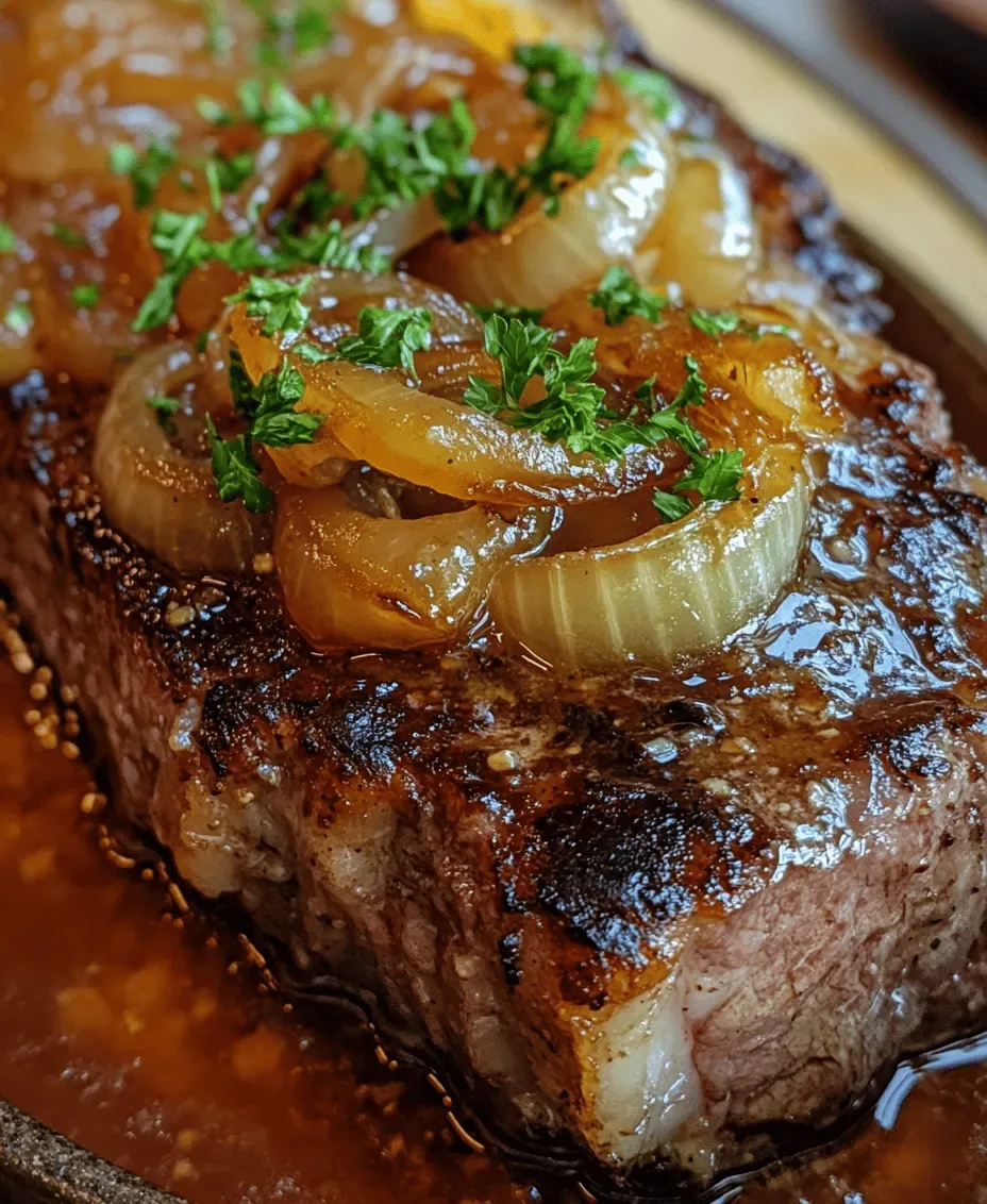 Sizzling Onion Gravy Smothered Steak Recipe