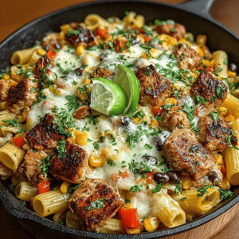 Creamy Southwest Chicken Pasta Skillet: A Wholesome Delight