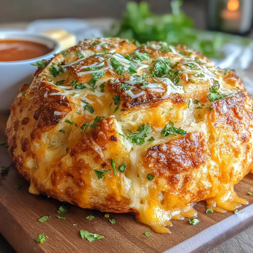 Cheesy Herb & Garlic Bread Pull-Apart