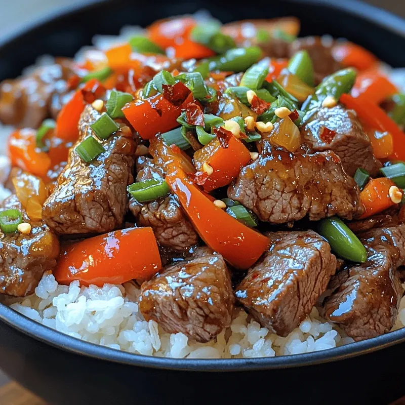 Sizzling Beef Fiesta Stir-Fry: A Flavorful Journey to Your Plate