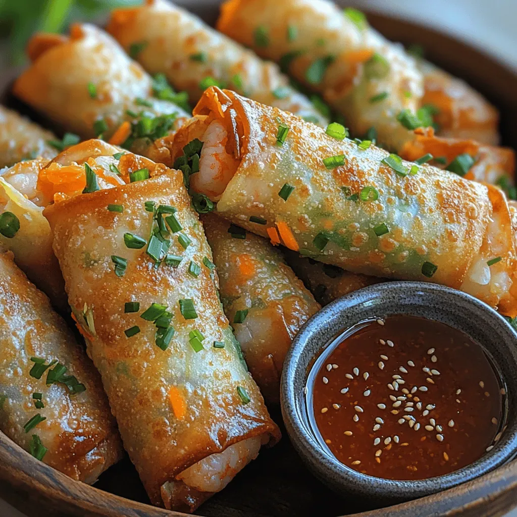 Crispy Shrimp and Cabbage Egg Rolls: A Delicious Culinary Adventure