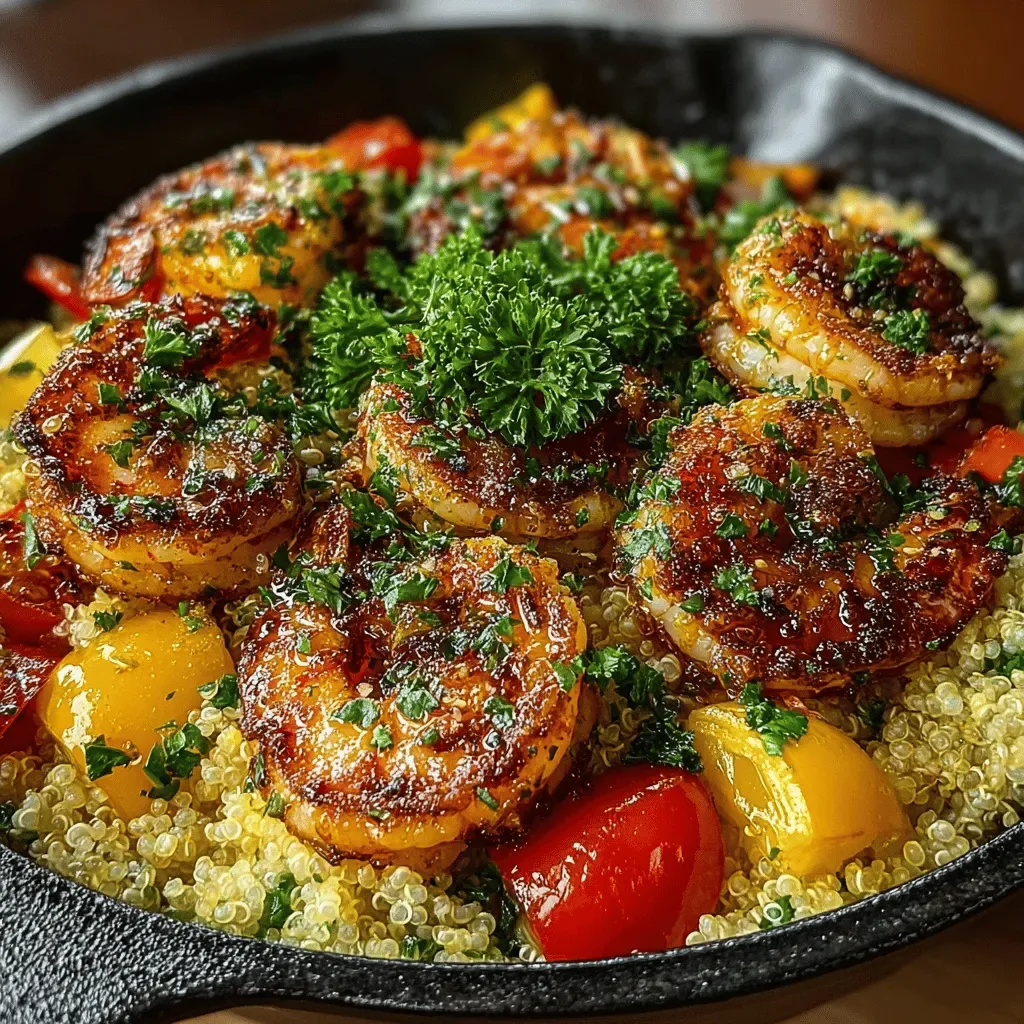 Zesty One-Pan Lemon Garlic Shrimp and Quinoa: Cooking Steps and Tips