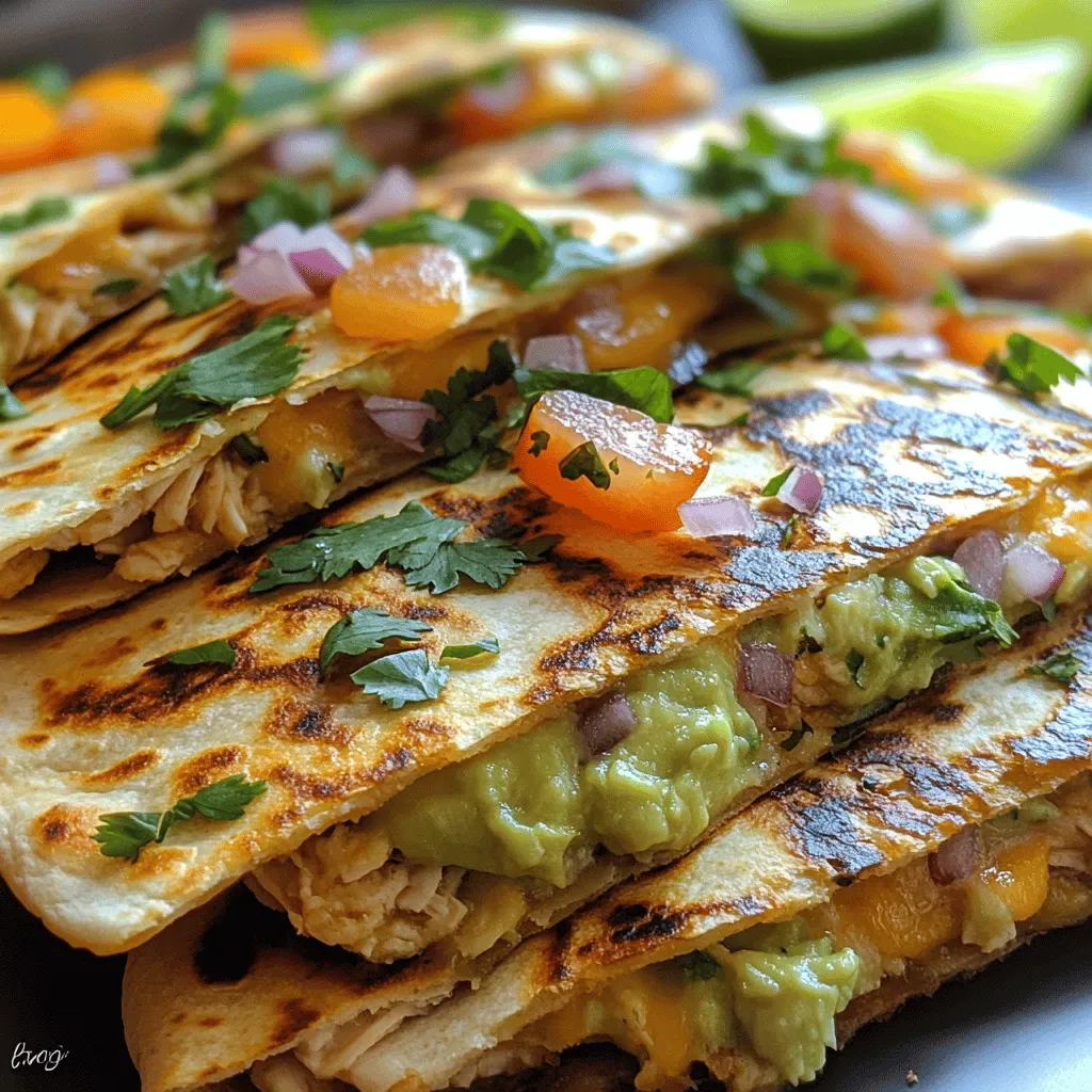 Avocado Chicken Quesadilla Melts: A Delightful Fusion of Flavors