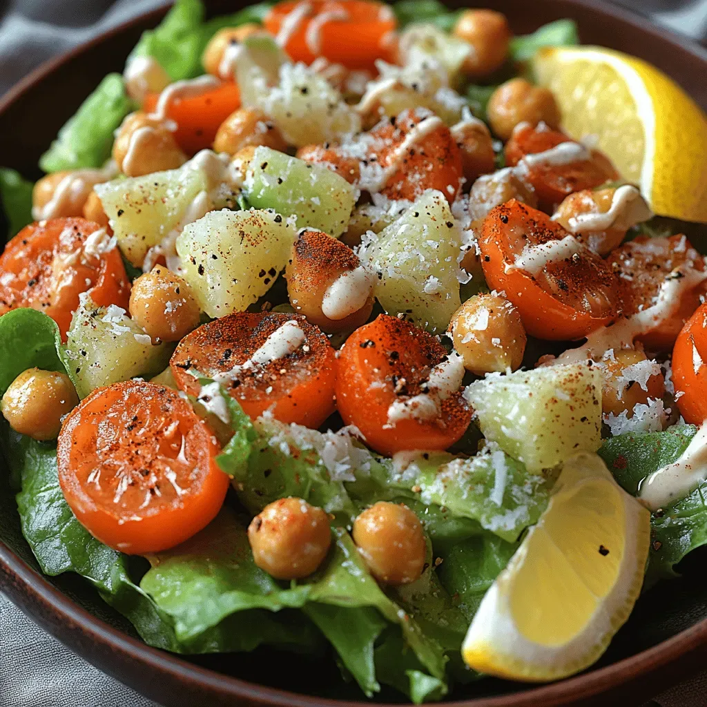 Crispy Chickpea Caesar Salad Recipe: Step-by-Step Instructions and More