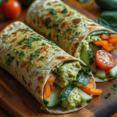 Creamy Avocado Hummus Veggie Wraps: A Delicious and Nutritious Choice