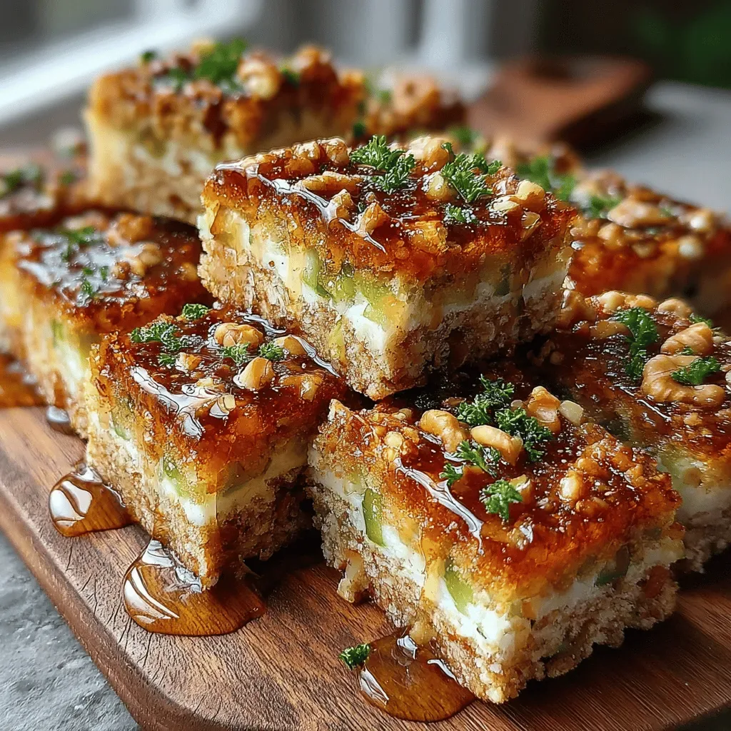 Crunchy Apple Walnut Snack Bars