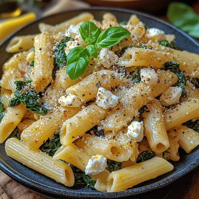 Creamy Spinach Feta Pasta: A Delightful Culinary Experience