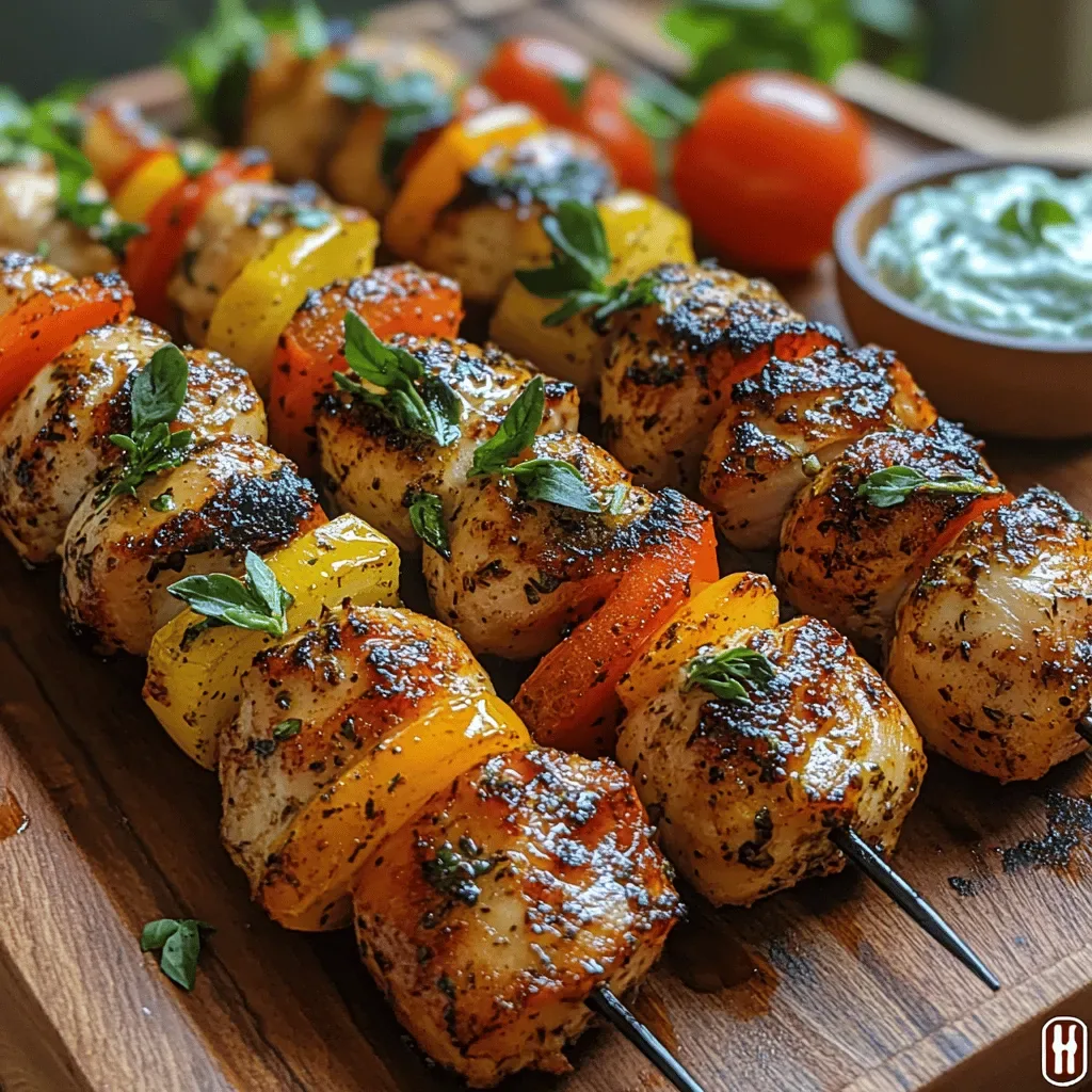 Flavorful Herb-Infused Air Fryer Chicken Skewers