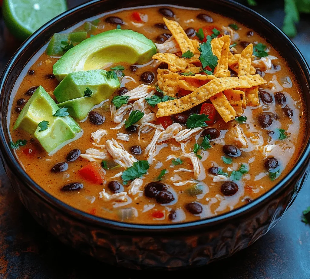 Cozy Slow Cooker Chicken Tortilla Soup