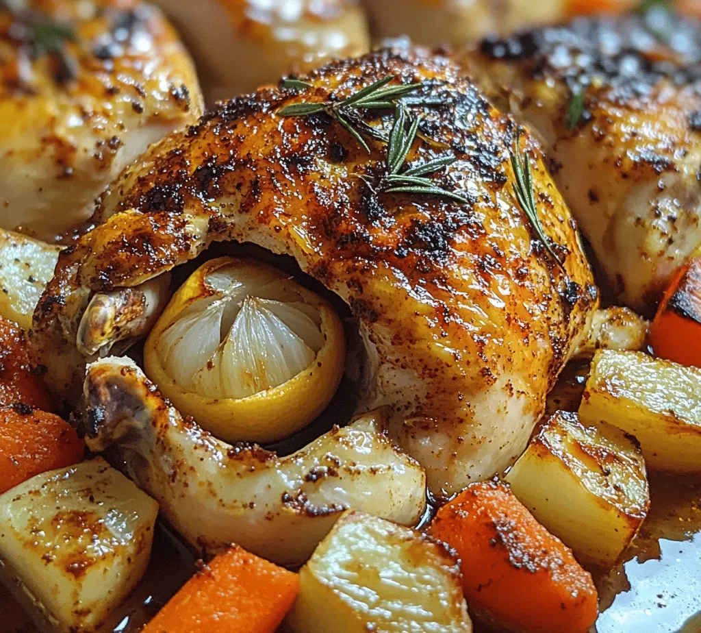 Perfectly Golden Roasted Chicken: A Savory Delight