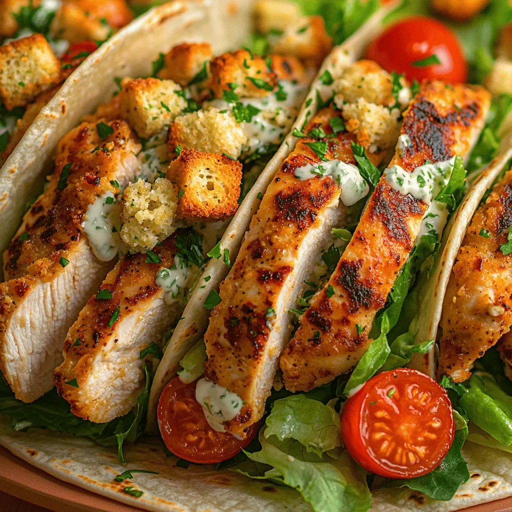 Crunchy Caesar Delight Wraps: A Delicious and Satisfying Meal Option