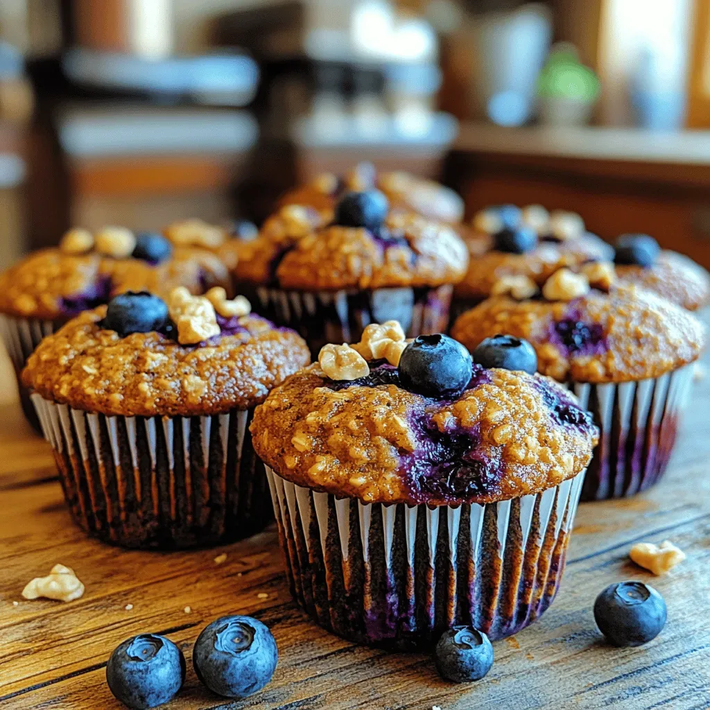 Berrylicious Blueberry Oatmeal Muffins: A Nutritious Delight