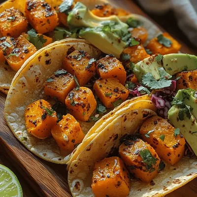 Spicy Honey Roasted Butternut Squash Tacos: A Flavorful Plant-Based Delight