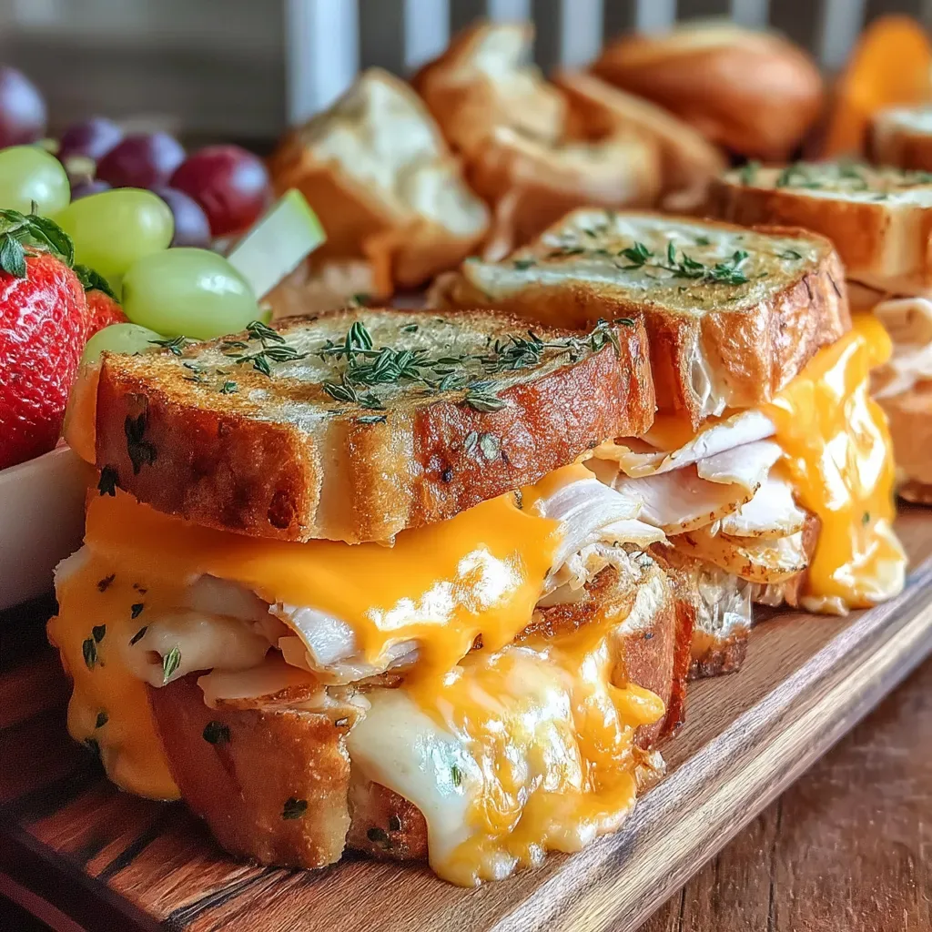 Turkey & Cheese Melts Delight